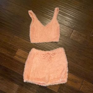 Plush Pink Lounge Set